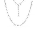 Liv Bentley Fleur De Lis Chain Silver Necklace