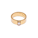 Outlet Samara Pearl Gold Plated Ring