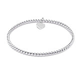 Twisted Silver Bangle