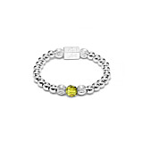 Aster Silver Ring - Olivine