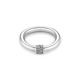Bahari Rope Silver Ring