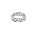 Outlet NU & MII 90s Chain Silver Ring