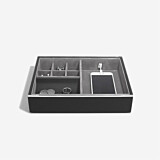 Stackers Pebble Black Valet & Acrylic Lid