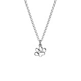 Paw Charm Silver Necklace