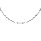 Outlet NU & MII Agnes Silver Necklace