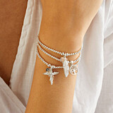 Santeenie Silver Charm Bracelet - Tree of Life