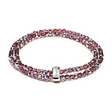 Blisski Silver Bracelet - Amethyst AB