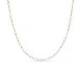 Aphrodite Pearly Blush Silver Necklace