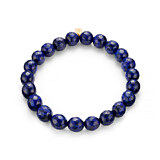 NU & MII Santorini Lapis Gold Plated Bracelet