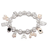 Ophelia Silver Charm Bracelet