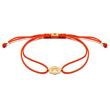Sacral Chakra Gold Friendship Bracelet - Orange