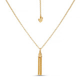 Mini Gili Tassel Gold Plated Necklace