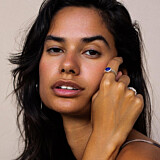 NU & MII Santorini Lapis Oval Silver Ring
