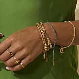 Outlet Amigo Gold Bracelet - Grey