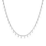 Teardrop Silver Necklace