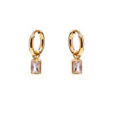 NU & MII Marlowe Hoop Gold Plated Earrings