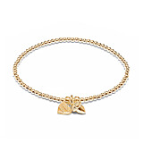 Santeenie Gold Plated Charm Bracelet - Acorn