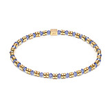 Joy Crystal Gold Plated Bracelet - Violet