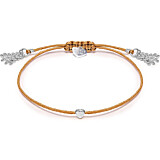 Harmony Heart Silver Bracelet - Natural