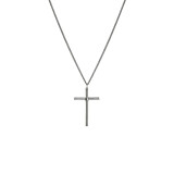 NU & MII Cross Silver Necklace