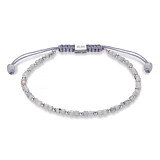 Labradorite Silver Friendship Bracelet