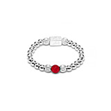 Aster Trio Silver Ring Stack