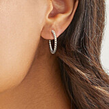 Twisted Silver Earrings
