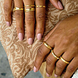 Outlet NU & MII Margarita Gold Plated Ring