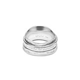 Outlet I am grateful for everything Spinner Silver Ring