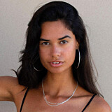 NU & MII Maxi Capri Gold Plated Hoop Earrings