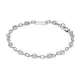 Outlet NU & MII Agnes Silver Bracelet