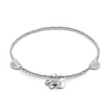 Lulu Silver Charm Bracelet - Elephant
