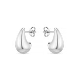 Liv Bentley Teardrop Mini Silver Stud Earrings