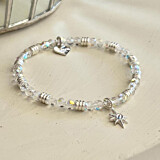 Charming Sparkle Silver Charm Bracelet - Astra Star