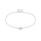 Spiral Silver Anklet