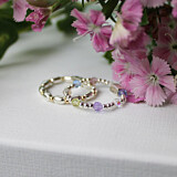 Mirage Pastel Silver Ring