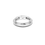 Outlet NU & MII Art Deco Silver Ring