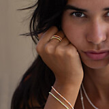 Serasi Neon Silver Ring - Choice of Colour