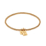 Santeenie Gold Charm Bracelet - Mind, Body & Soul
