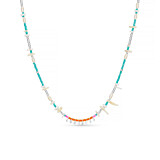 Shangri-La Silver Necklace - Turquoise