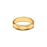 NU & MII Grace Gold Plated Ring