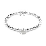 Mini Orchid Silver Charm Bracelet - Fabulous Sister