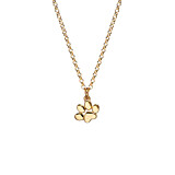 Paw Charm Gold Plated Necklace