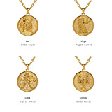 NU & MII Zodiac Gold Necklace