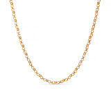 Infinity Heart Link Chain Gold Plated Necklace