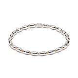 Samoa Silver and Gold Plated Bracelet