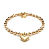Personalised Imperial Gold-Filled Crystal Bracelet Stack