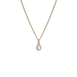 Outlet Itsy Bitsy Moonstone Teardrop Gold Necklace