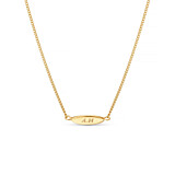 Memory Lane Gold Plated Necklace - Personalised