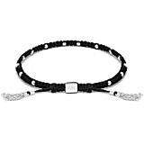 Amigo Silver Bracelet - Black